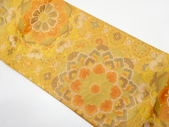 JAPANESE FUKURO OBI / SAGANISHIKI / WOVEN FLOWER CREST